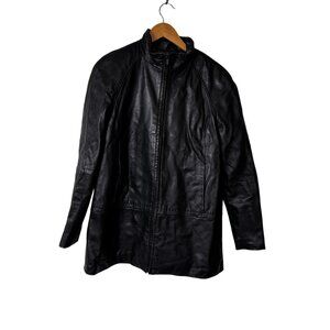 Wilsons Leather Womens Black Jacket With Thinsulate Insulation M Size